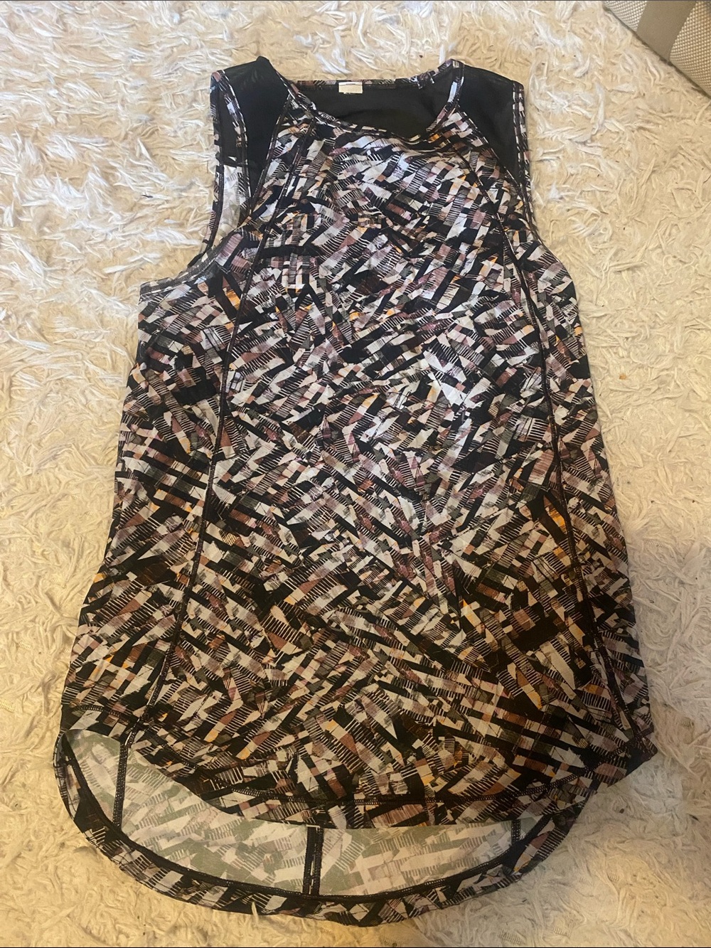 Lululemon Size 4 Geometrical Tank Top